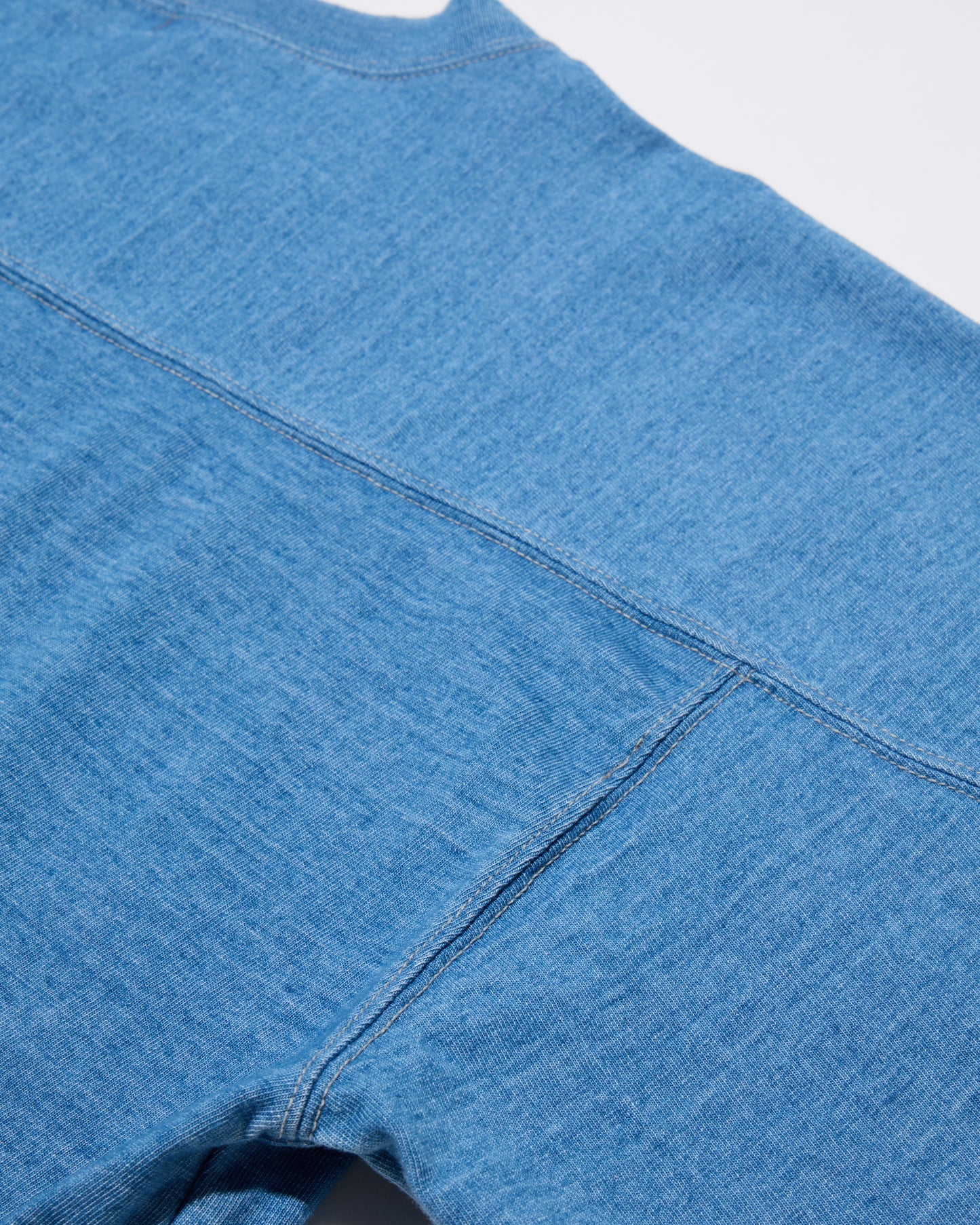 FADED INDIGO FOOTBALL LS TEE