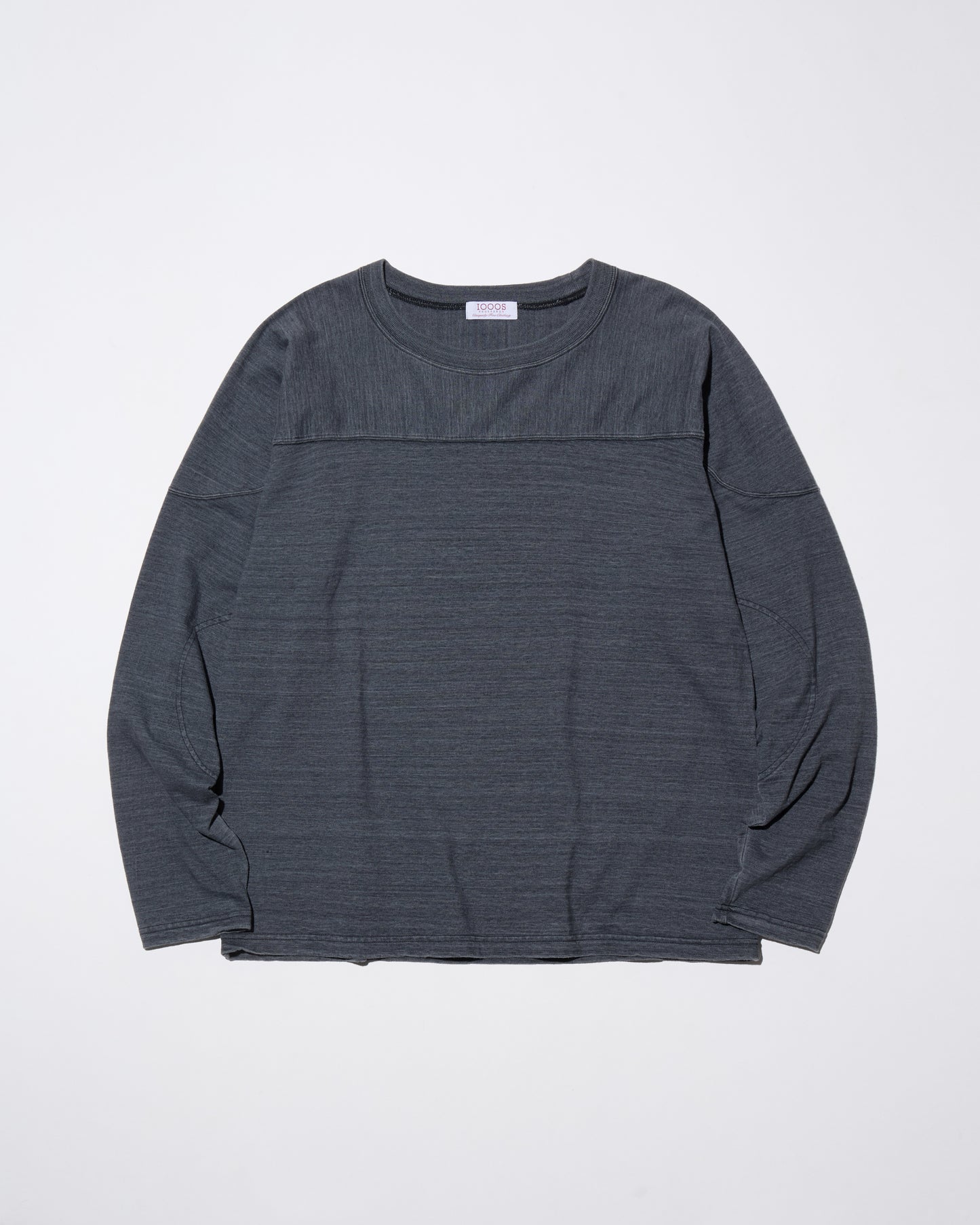 FADED INDIGO FOOTBALL LS TEE