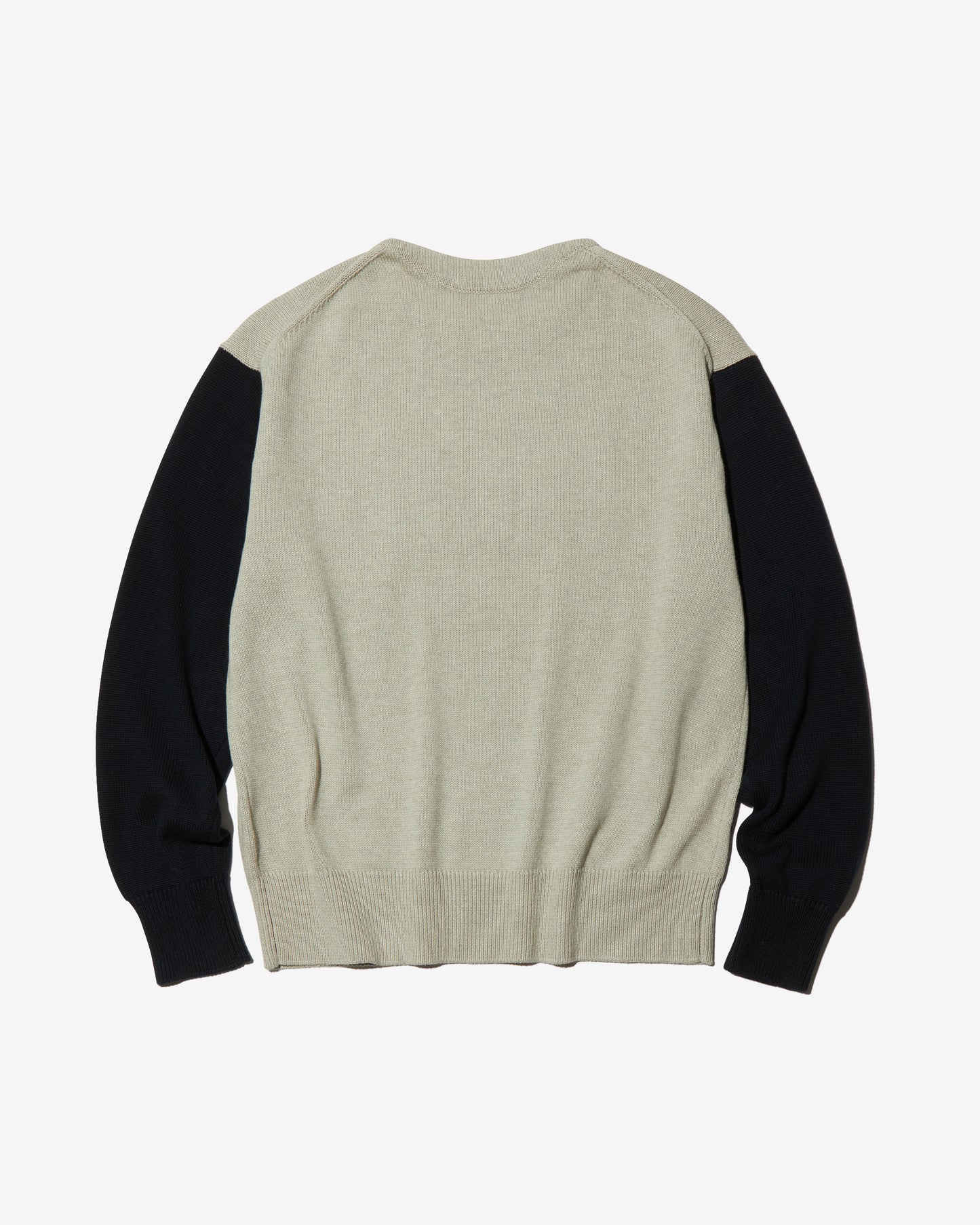 BICOLOR LETTERED SWEATER