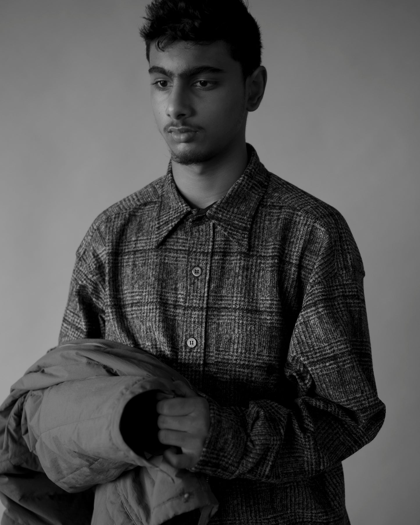 SLIVER KNIT CPO SHIRT