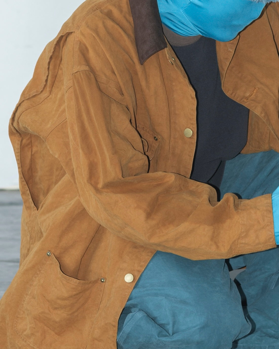 WAXED DUCK CHORE COAT