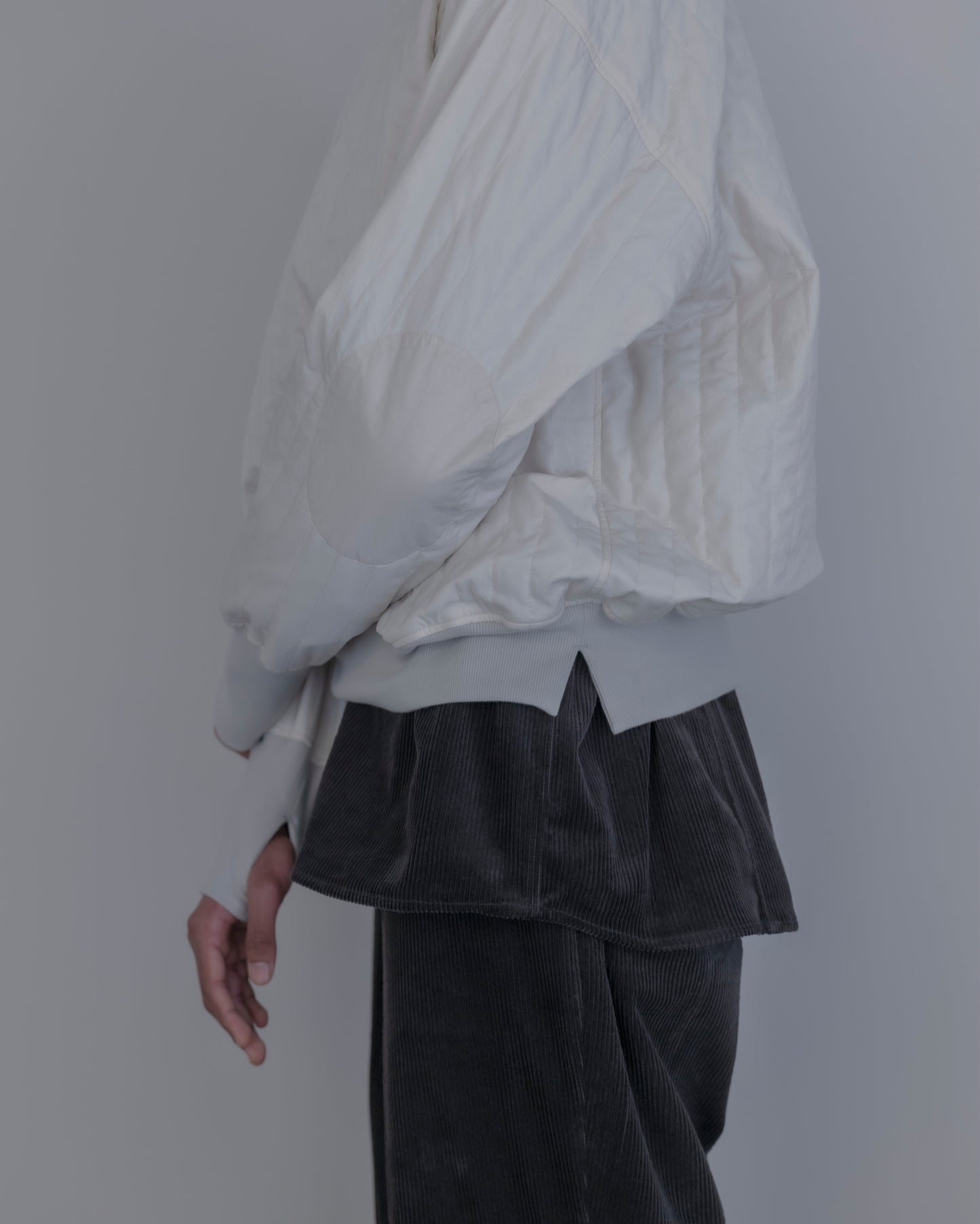 QUILTED PULLOVER
