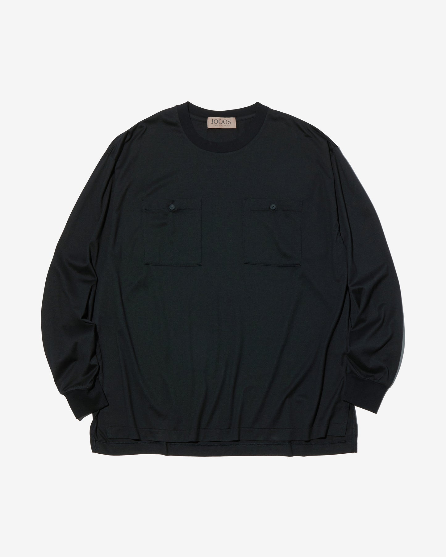SILKY W POCKET LS TEE