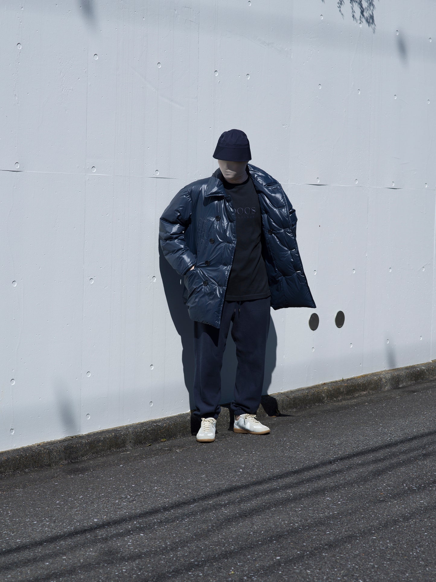 W BREASTED DOWN COAT