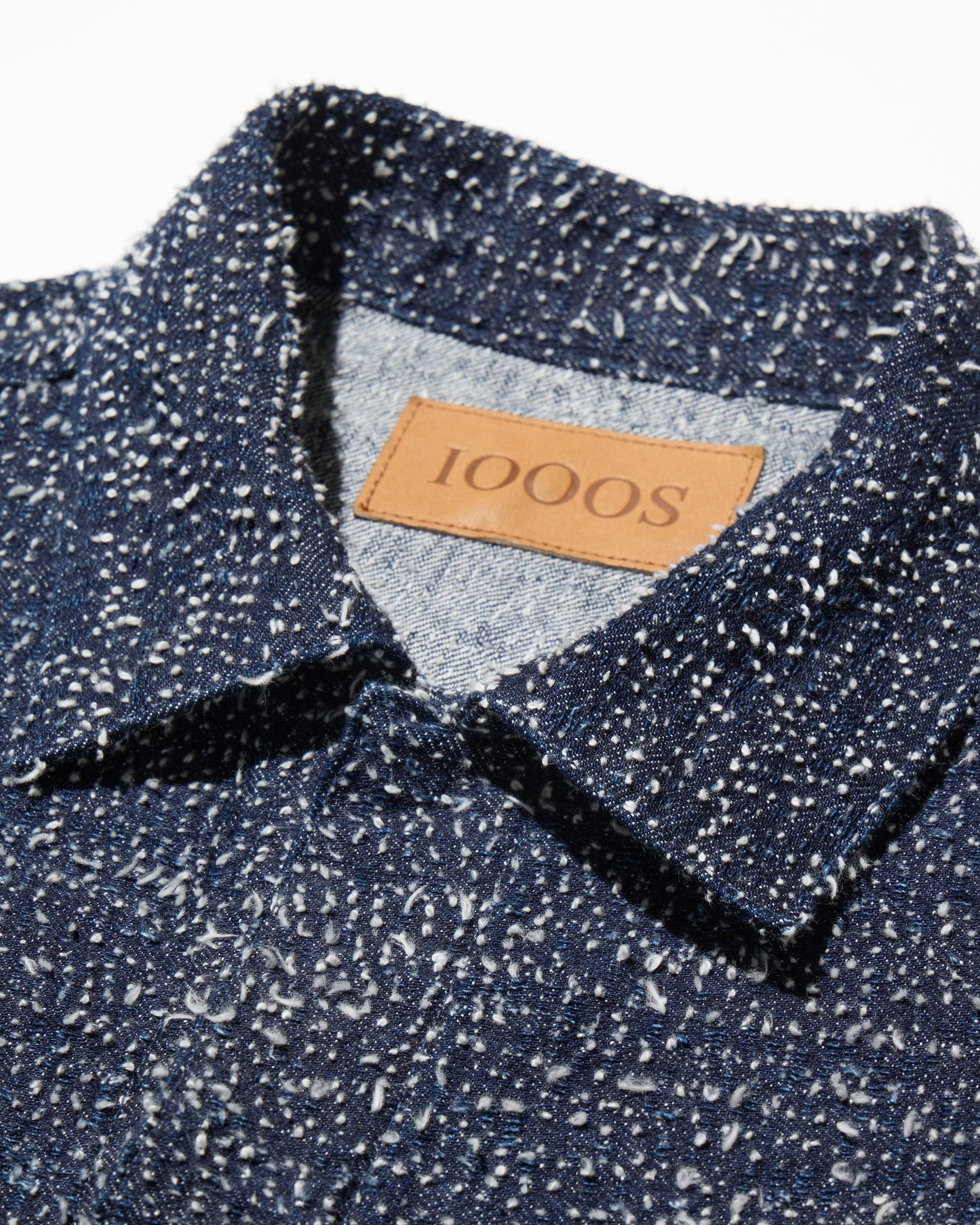 DAZZLE DENIM PLEATED JACKET