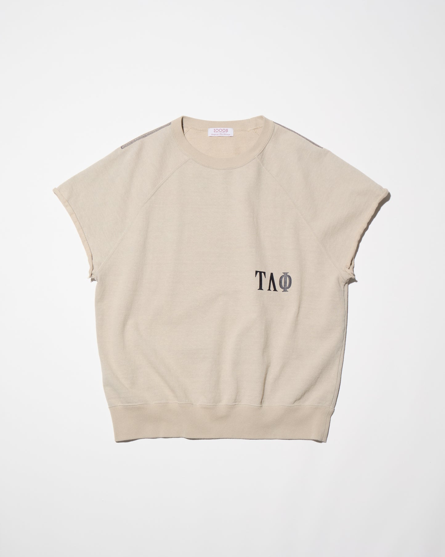 FADED CUTOFF RAGLAN SWEAT