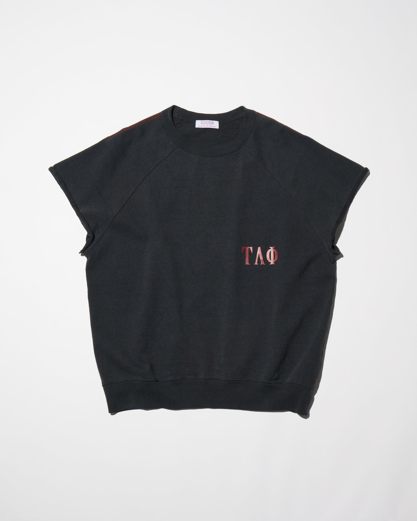 FADED CUTOFF RAGLAN SWEAT