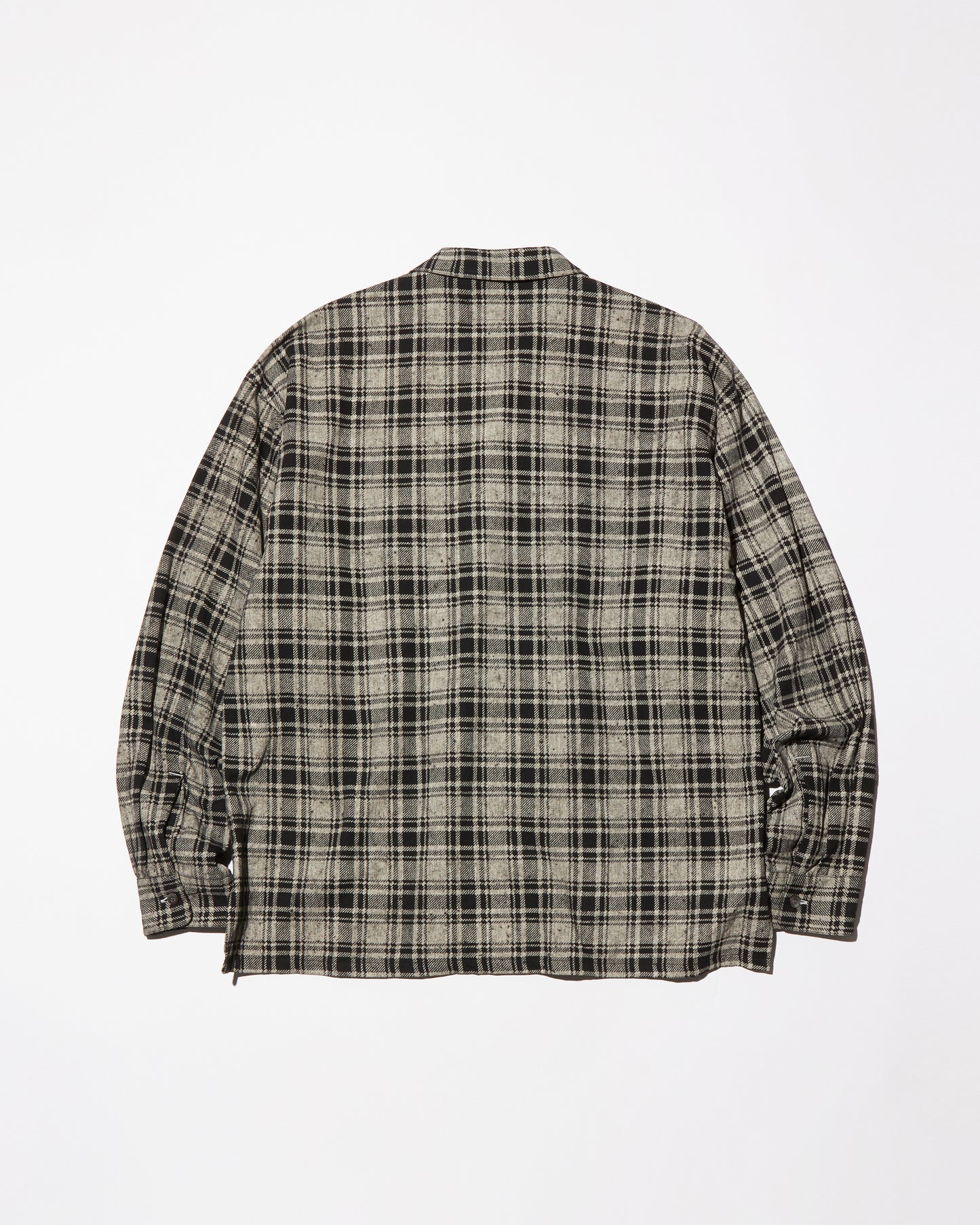 OLD CHECK SHARK COLLAR SHIRT - LS