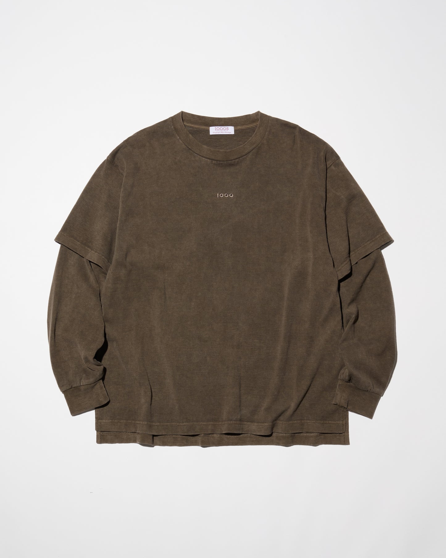 AGED LAYERED LS TEE