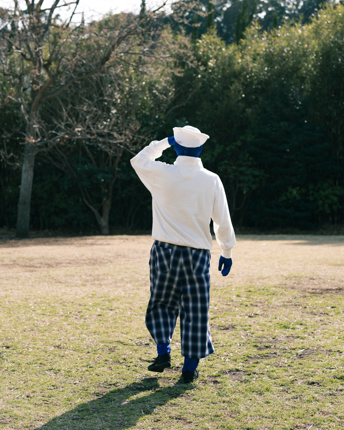 HEAVY FLANNEL CROPPED BAGGY