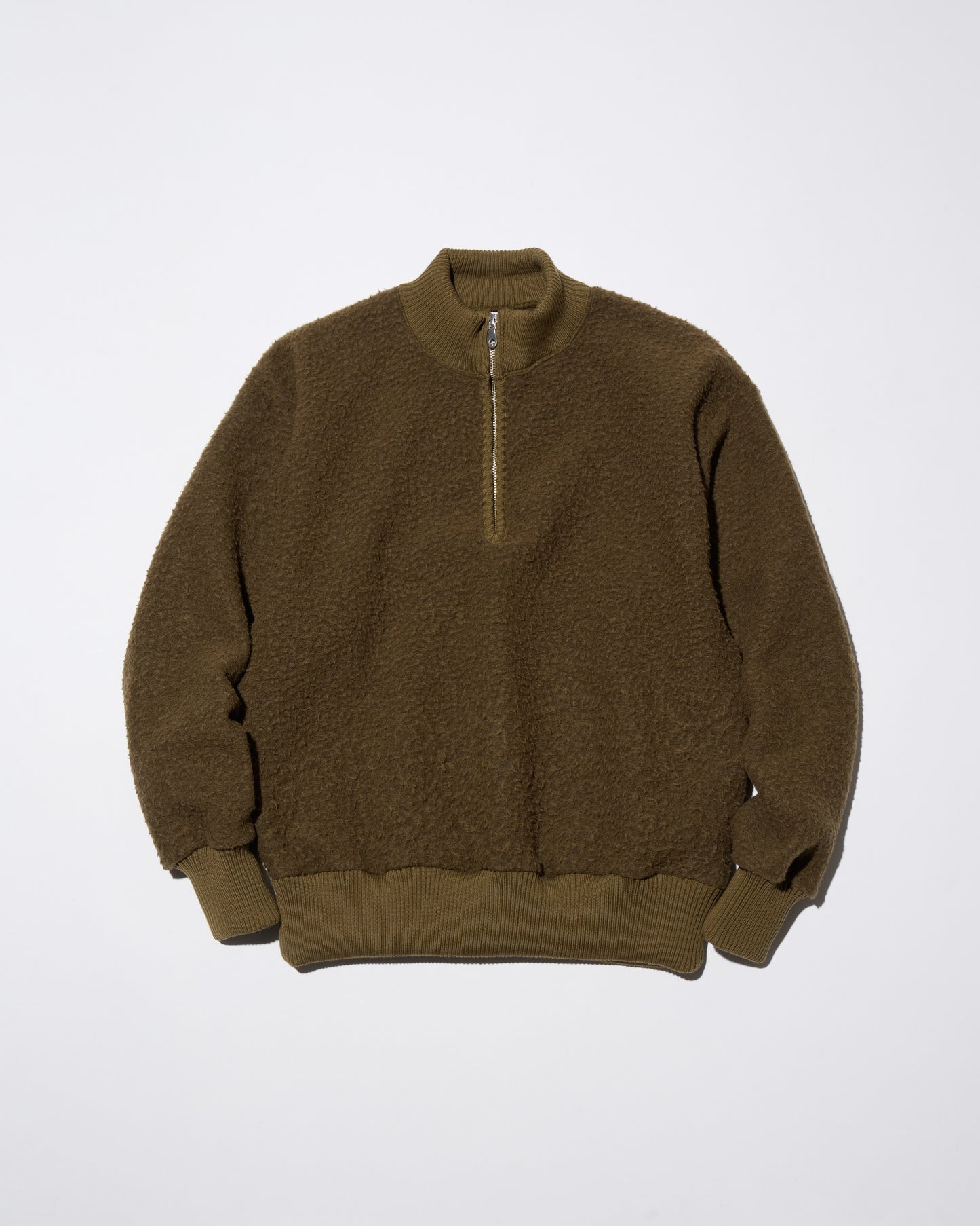 NAPPER HALF-ZIP KNIT SWEAT