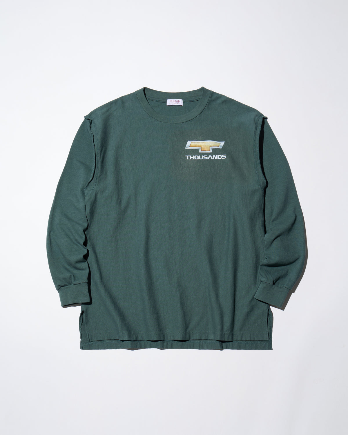 DETROIT LOGO CUTOFF LS TEE