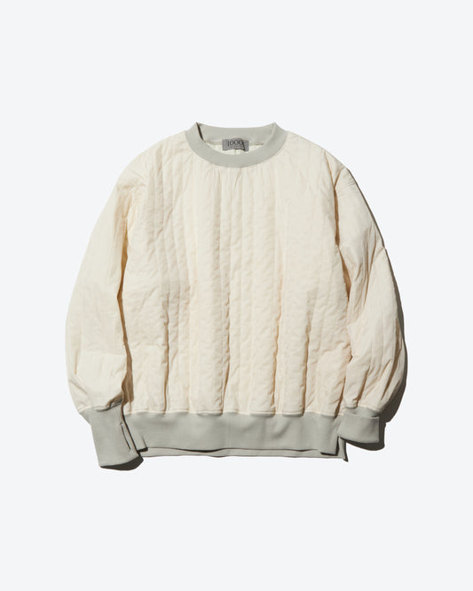 QUILTED PULLOVER