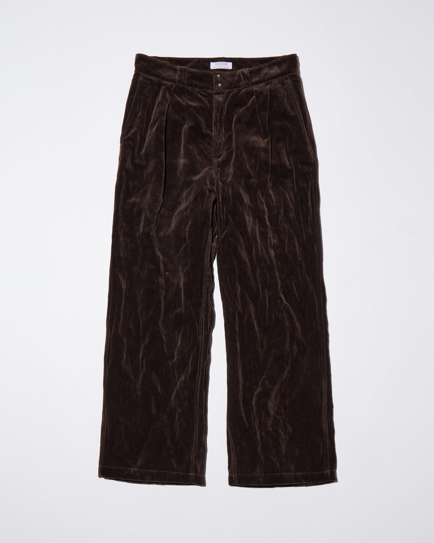 WRINKLED VELVET LABOR TROUSERS