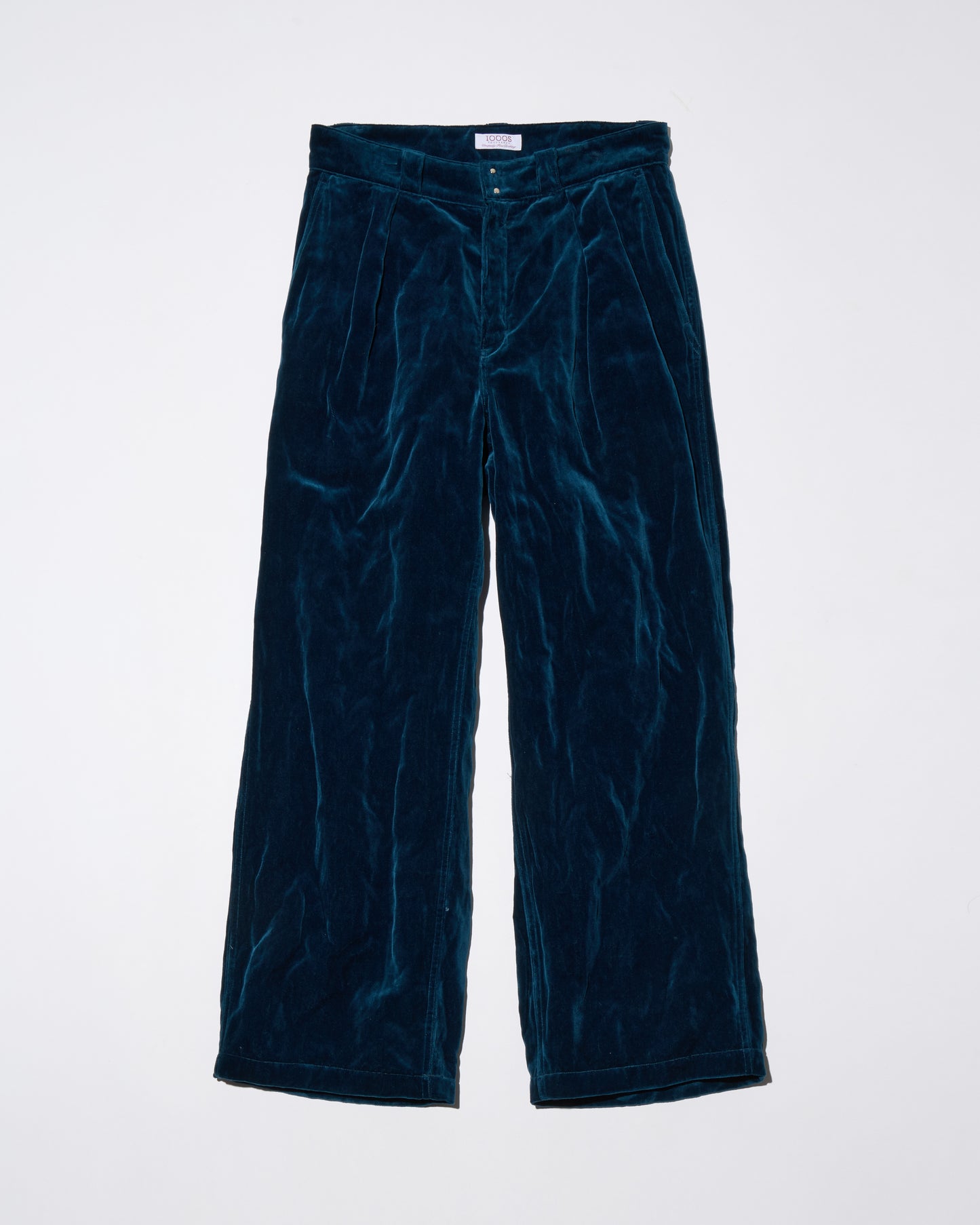 WRINKLED VELVET LABOR TROUSERS