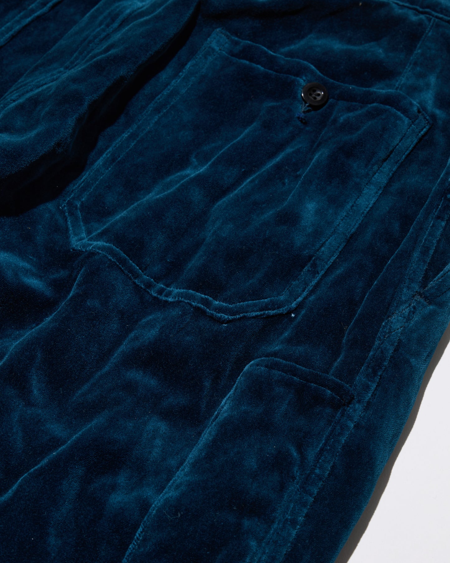 WRINKLED VELVET LABOR TROUSERS