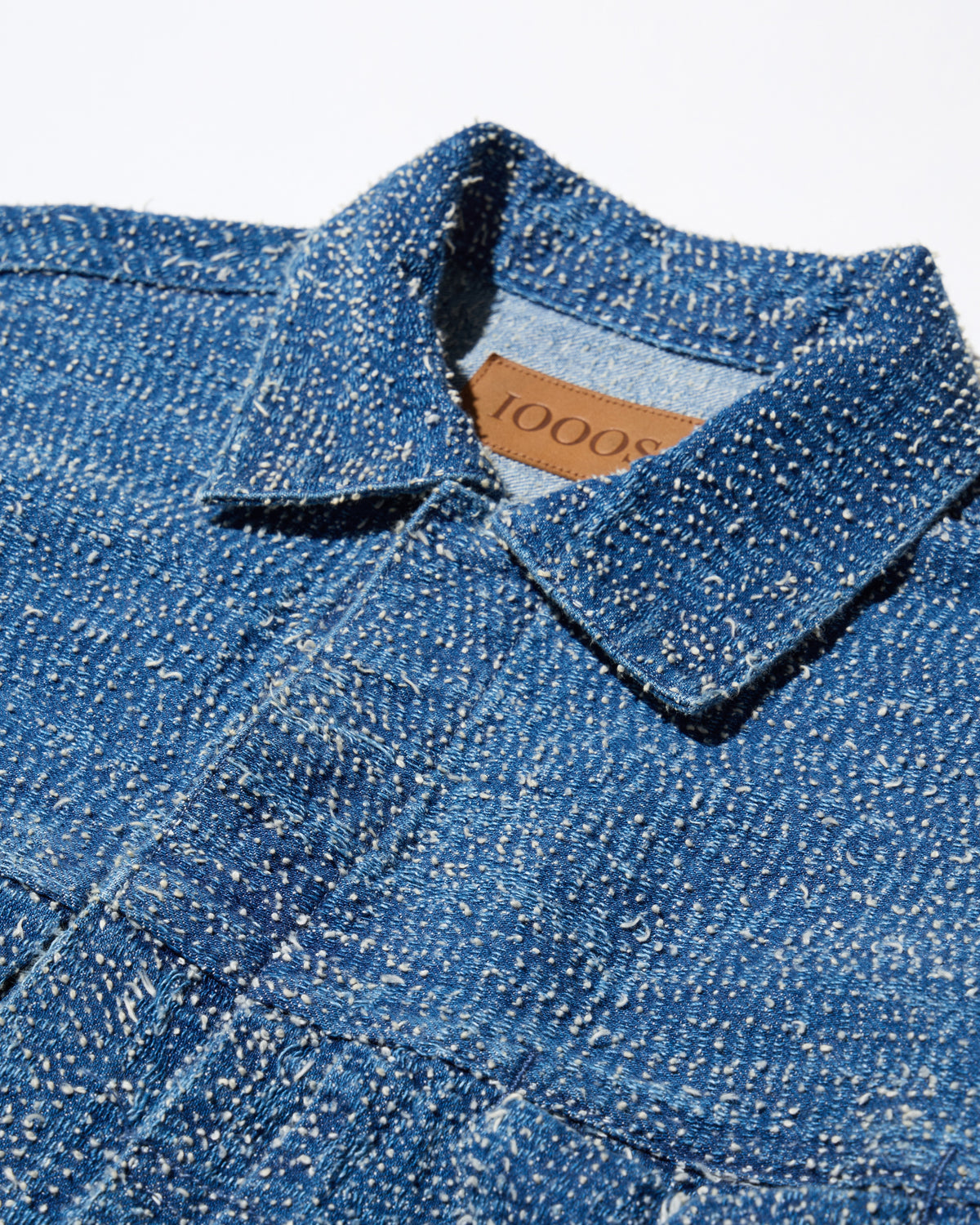 DAZZLE DENIM PLEATED JACKET - DIRTY