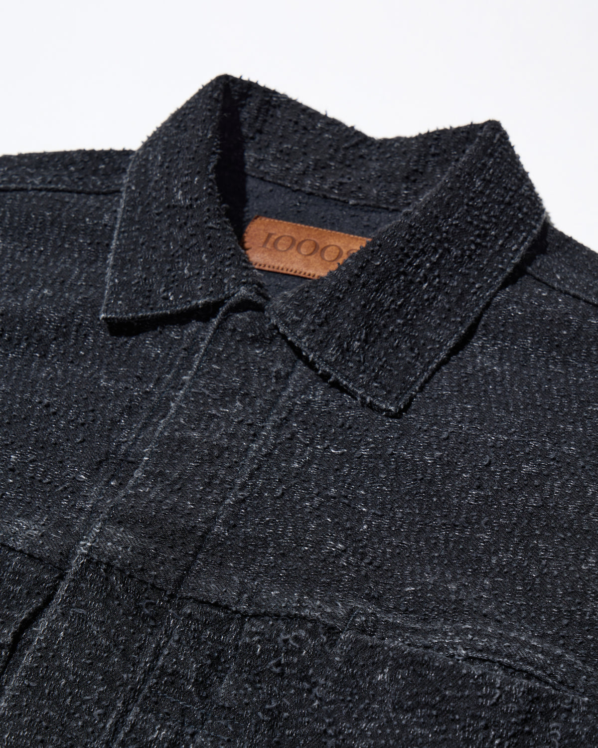 DAZZLE DENIM PLEATED JACKET - DIRTY