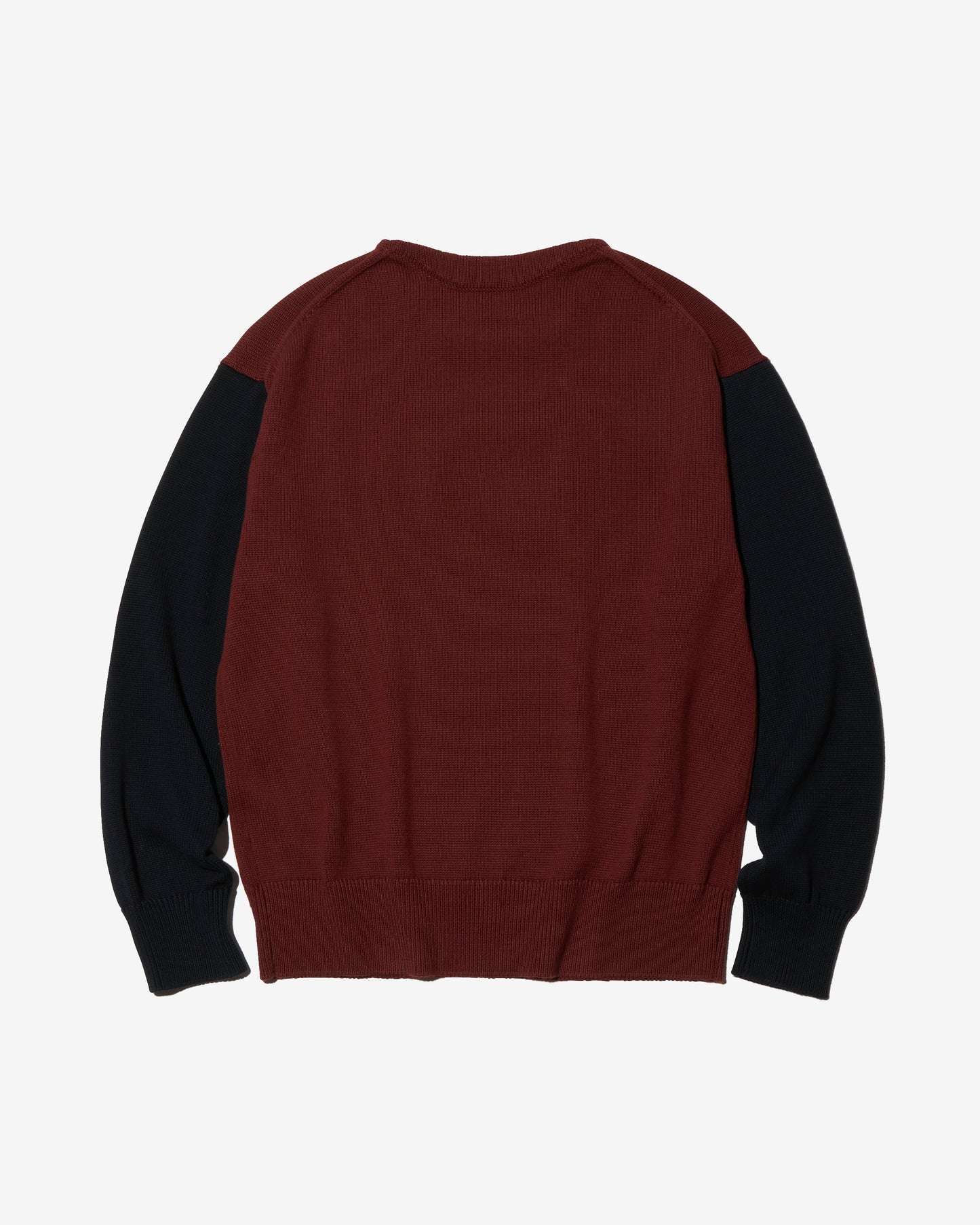 BICOLOR LETTERED SWEATER