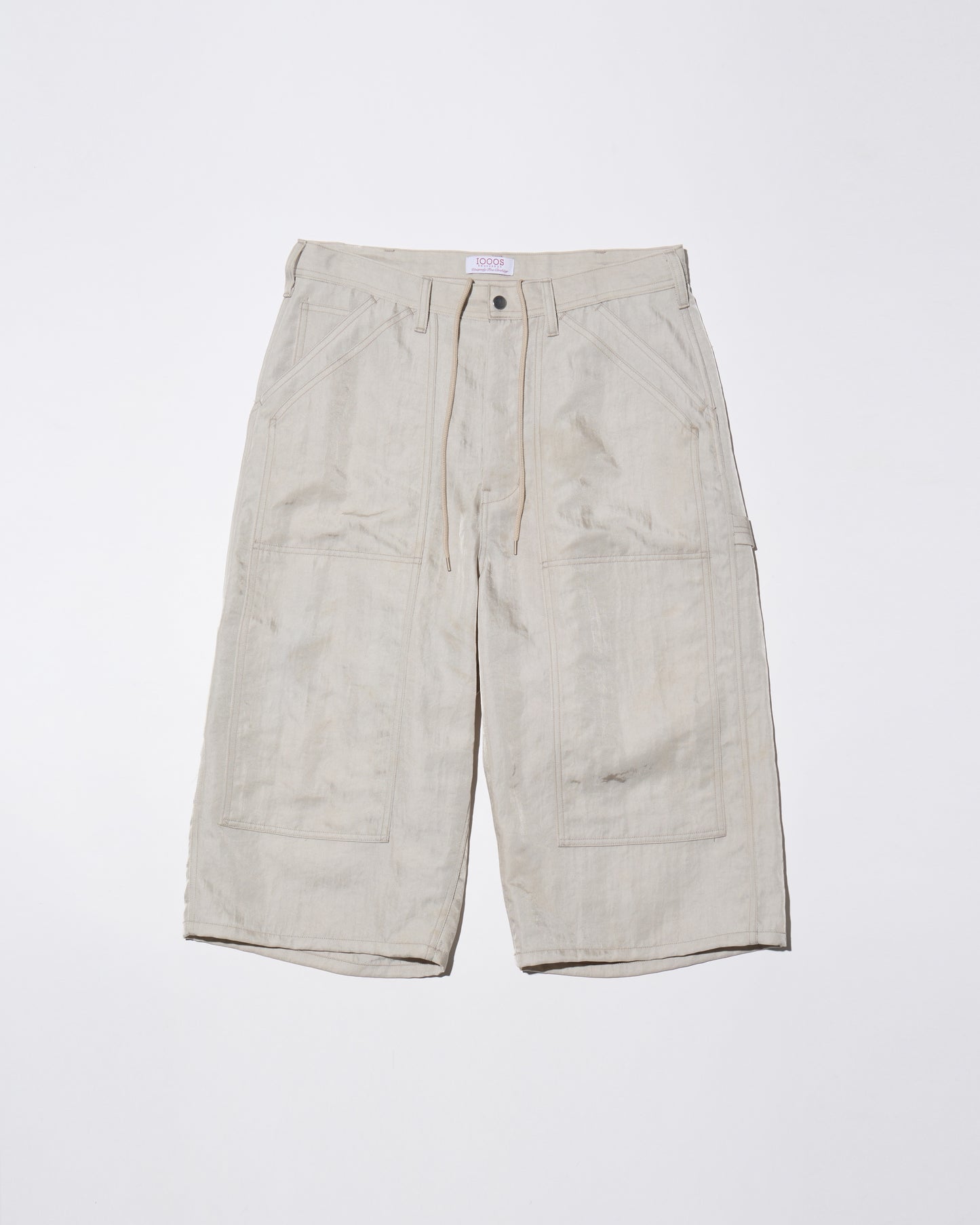 HEAVY NYLON DOUBLE-KNEE CROPPED