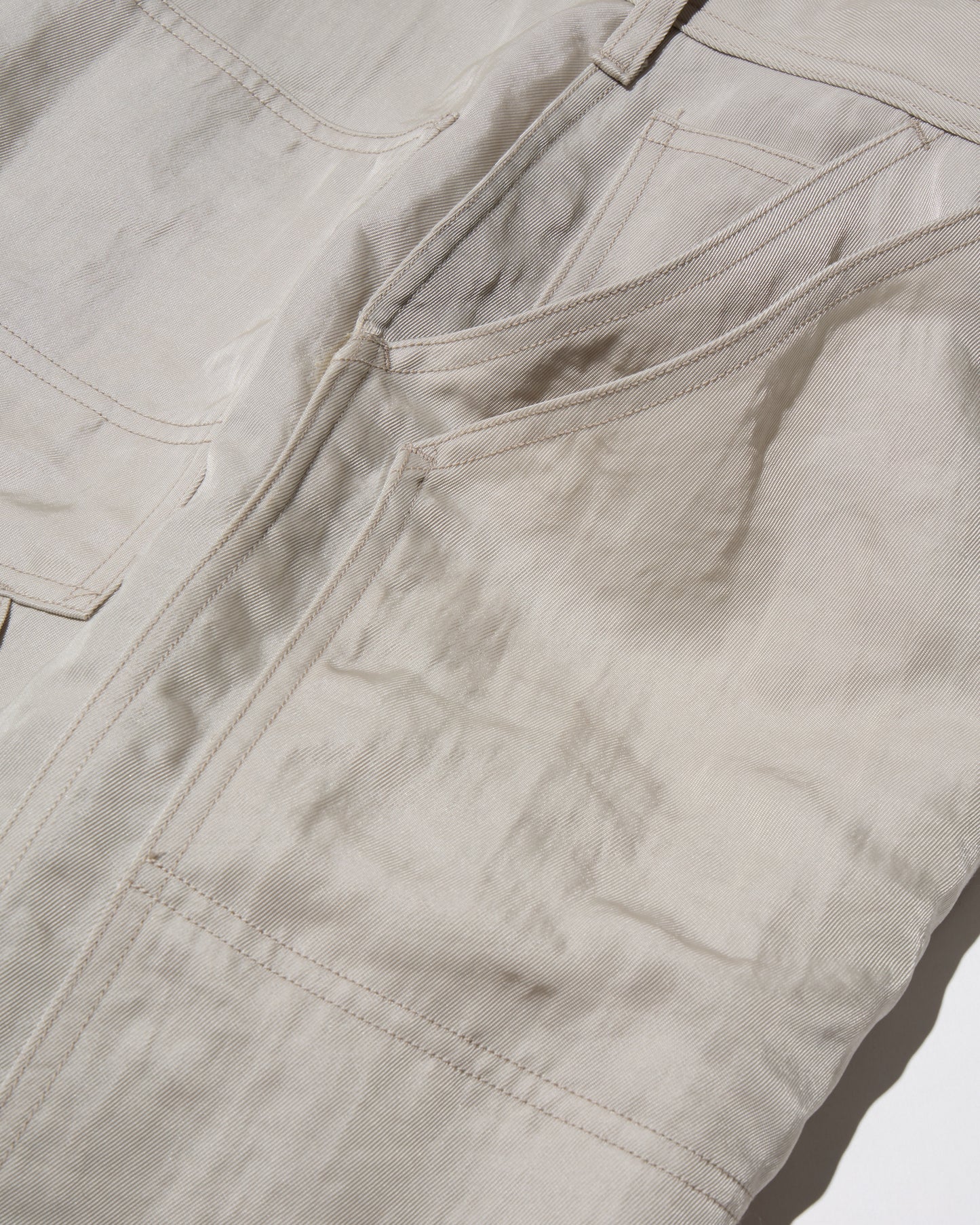 HEAVY NYLON DOUBLE-KNEE CROPPED