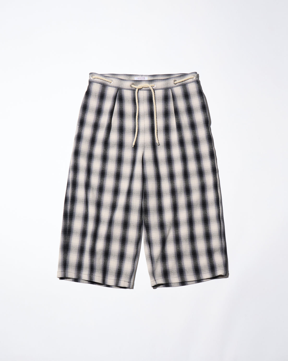HEAVY FLANNEL CROPPED BAGGY