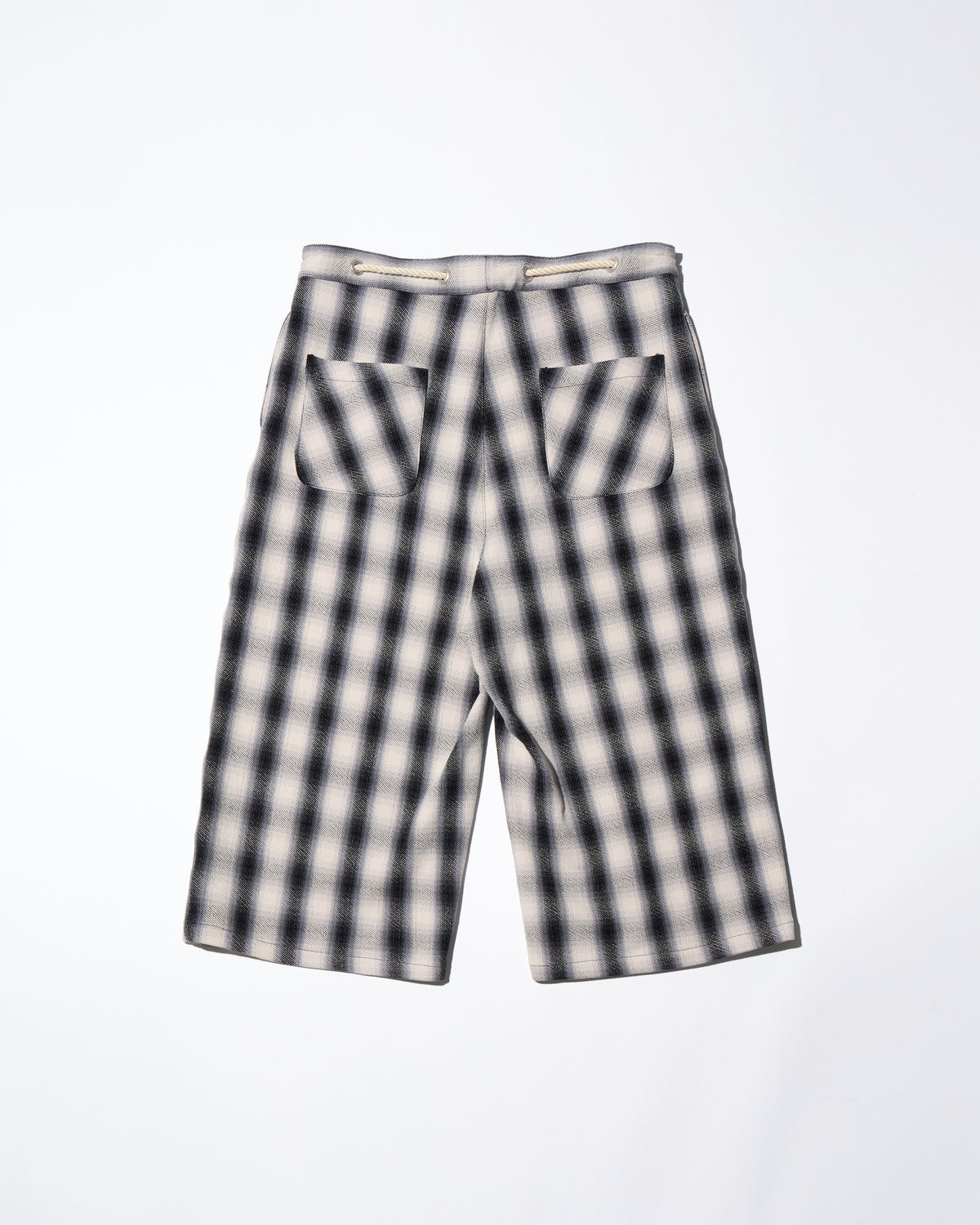 HEAVY FLANNEL CROPPED BAGGY
