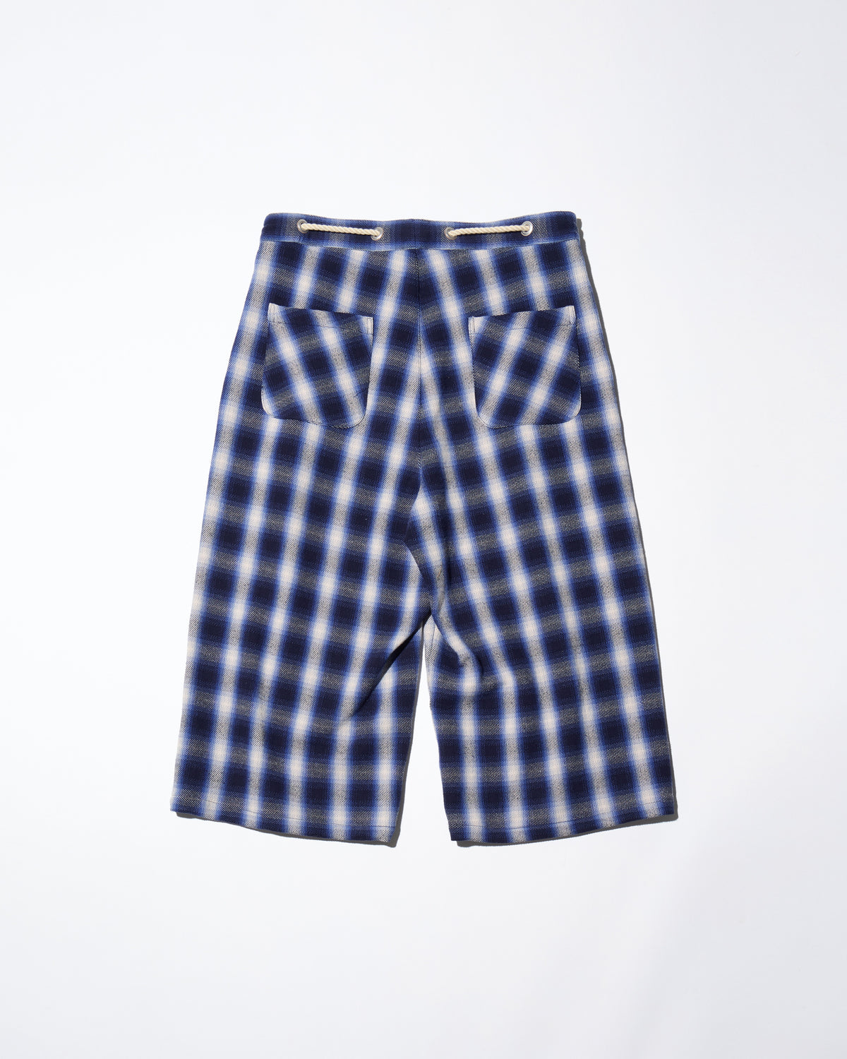 HEAVY FLANNEL CROPPED BAGGY