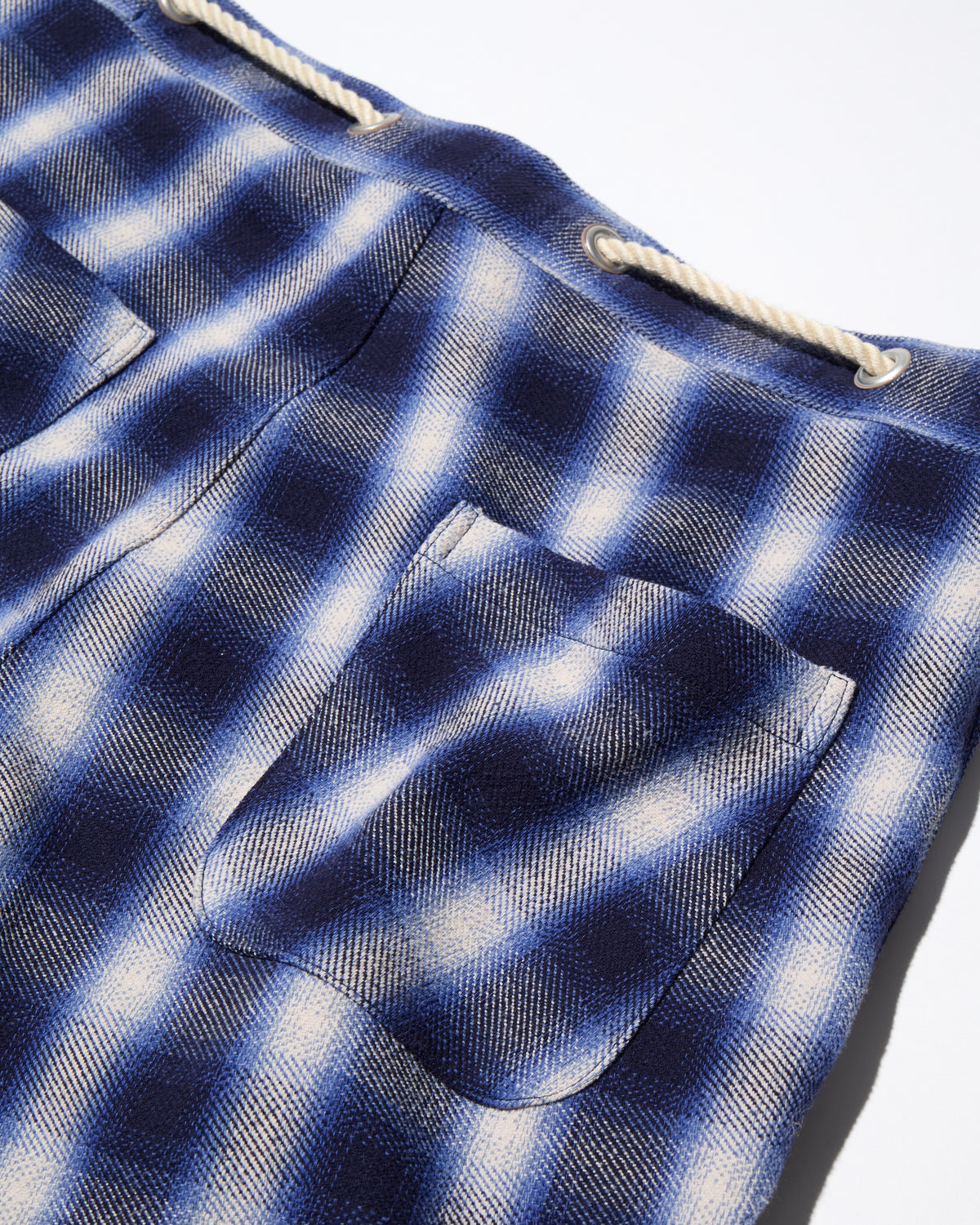 HEAVY FLANNEL CROPPED BAGGY