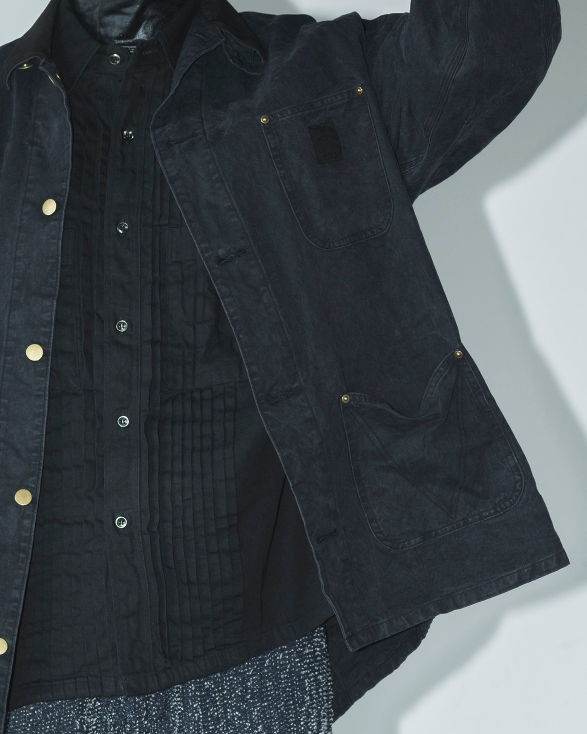 WAXED DUCK CHORE COAT