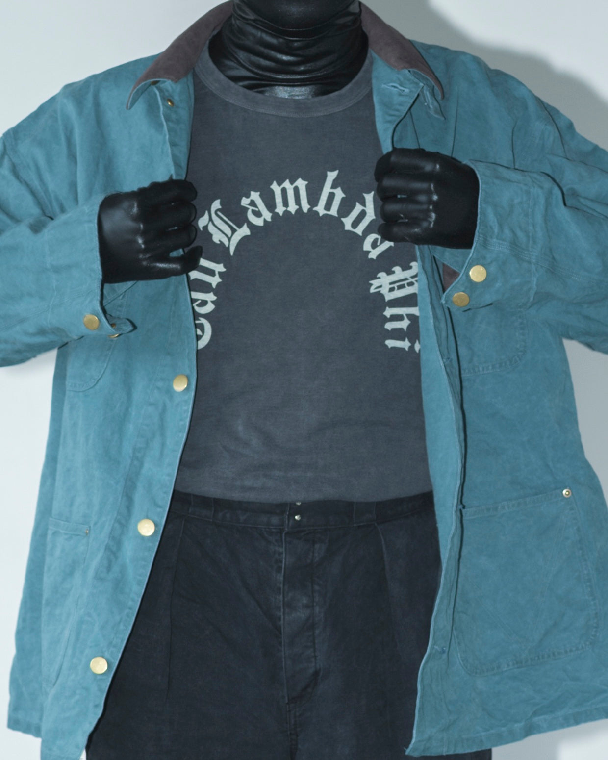 WAXED DUCK LABOR TROUSERS