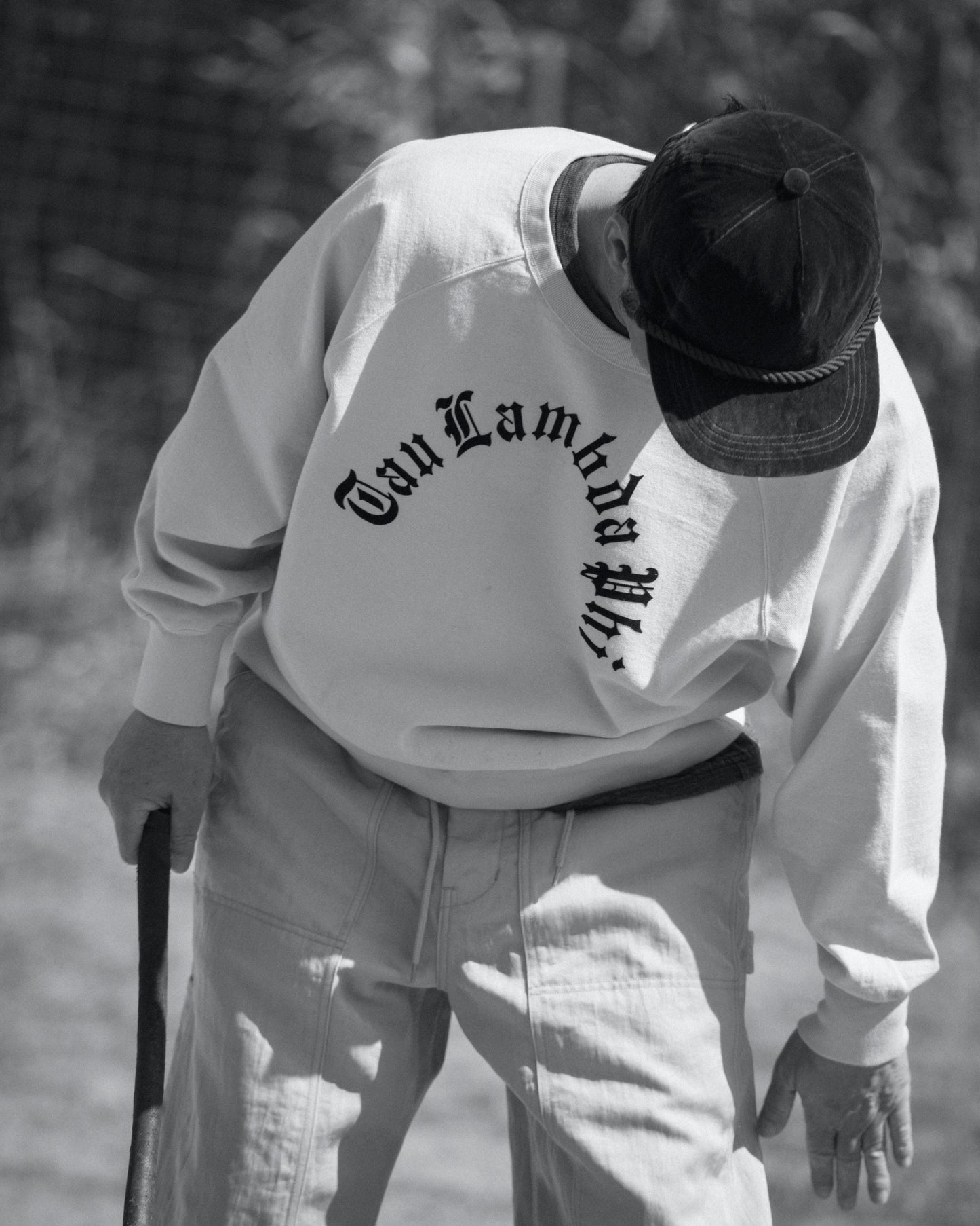 HEAVY NYLON DOUBLE-KNEE CROPPED