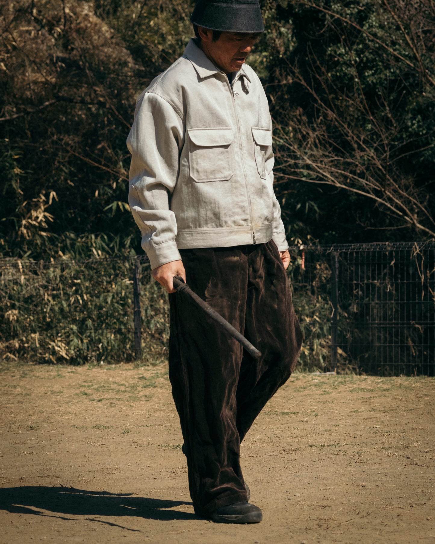 HEAVY NYLON WHIPCORD JACKET