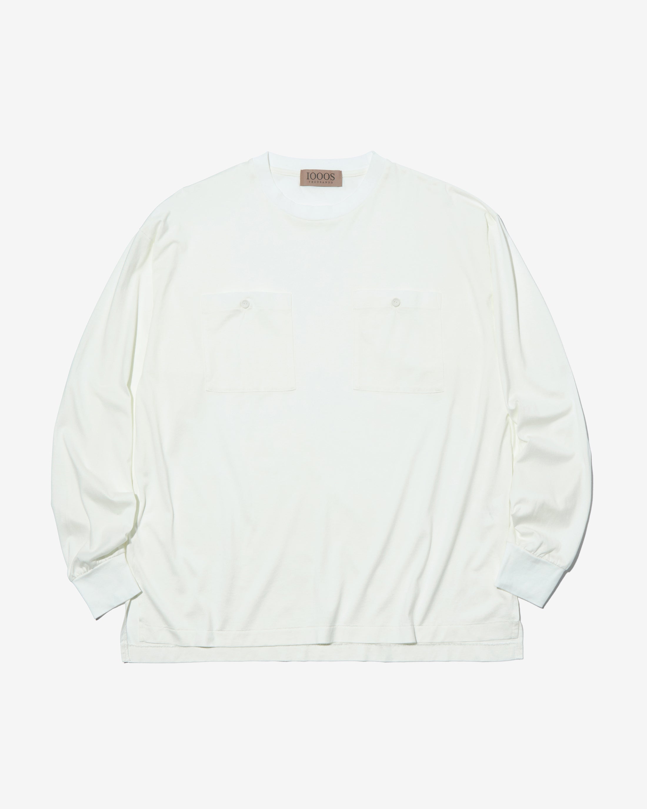 SILKY W POCKET LS TEE